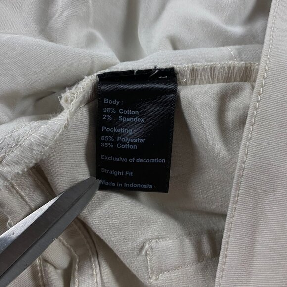 Flint And Tinder Chino Pants 34x32 Actual 36x32 Salt Everyday Chino 365 Straight - Picture 9 of 14